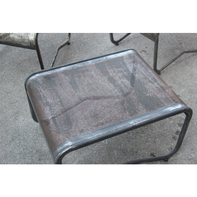 1950s Minimalist Industrial Living Room Set, 1950s, Set of 3 For Sale - Image 5 of 18