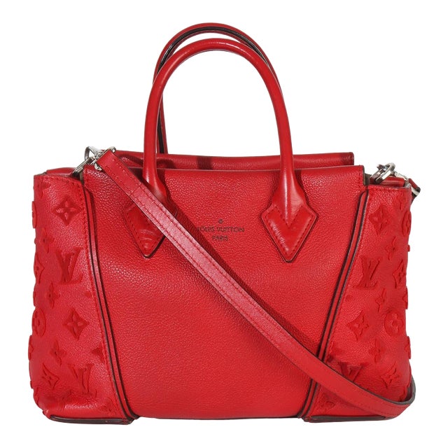 Framboise Calfskin Monogram Tote W BB For Sale