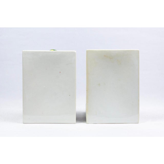Art Deco Glazed Earthenware Bookends by Émile André Leroy for GDV Bavère, 1930s, Set of 2 For Sale - Image 13 of 15