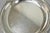 Metal Vintage Wallace Baroque Silver Plated Round Twin Handle Serving Platter Bar Tray For Sale - Image 7 of 12