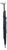 Antique Silverplate Greyhound Dog Head Black Umbrella Oak Walking Stick Cane 38" For Sale