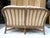 1980s Vintage McGuire San Francisco Rattan & Rawhide Curved Settee For Sale - Image 5 of 17
