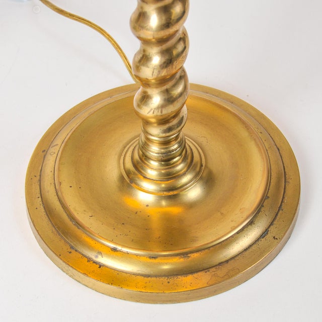 1970s Fredrick Cooper Barley Twist Brass Lamps: A Pair For Sale In Rochester - Image 6 of 17