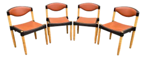 Hartmut Lohmeyer for Casala- Mid-Century Modern Strax Chair, Set of 4
