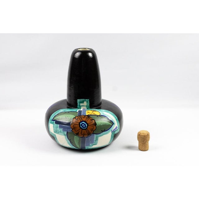 Art Deco Glazed Stoneware Vase by Louis Dage, France, 1930s For Sale - Image 10 of 11
