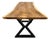 Live Edge Single-Slab Monkeypod Dining Table, 9 Ft, Rustic With Natural Edge Voids For Sale