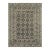 9x12 Gray Hand-Knotted Wool Trellis Starburst Geometric Modern Carpet Rug For Sale