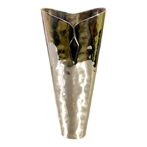 Mary Jurek Polished Stainless Steel Vase
