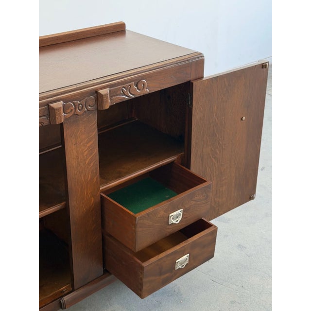 Vintage Art Deco English Sideboard For Sale - Image 11 of 18