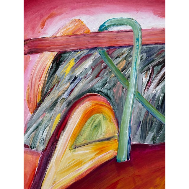 Textile Circa 2004 Albert E. Smith Framed Abstract For Sale - Image 7 of 12