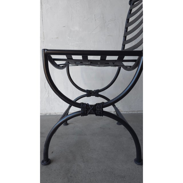 1960s Vintage Iron Garden Dining Chairs - 4 Available For Sale - Image 14 of 14