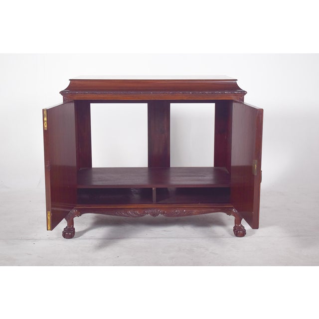 Antique English Sideboard with Bar For Sale - Image 3 of 18