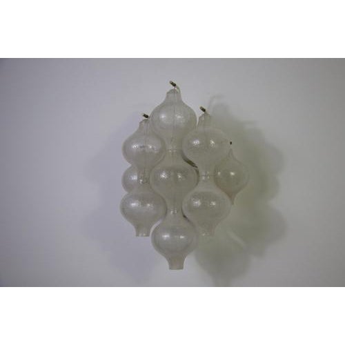 Brown Ice Glass Tulipan Wall Lamps by J. T. Kalmar for Kalmar, Austria, 1960s, Set of 2 For Sale - Image 8 of 18