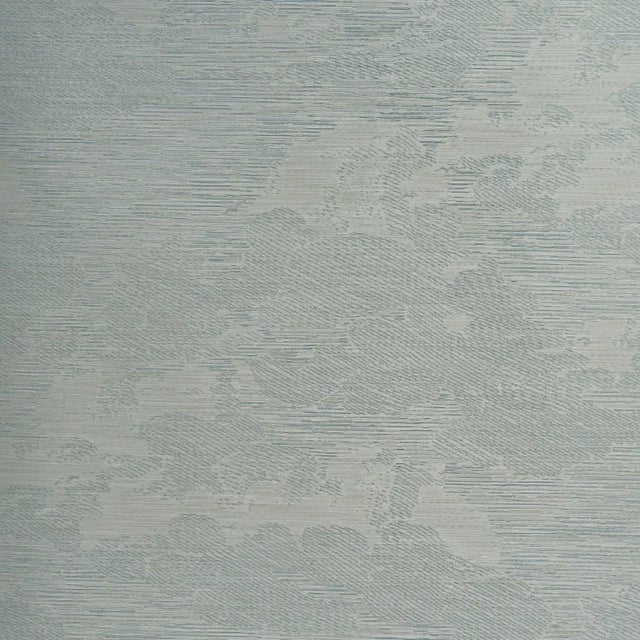 SAMPLE - Schumacher Drifting Cloudscape Wallpaper In Mist For Sale