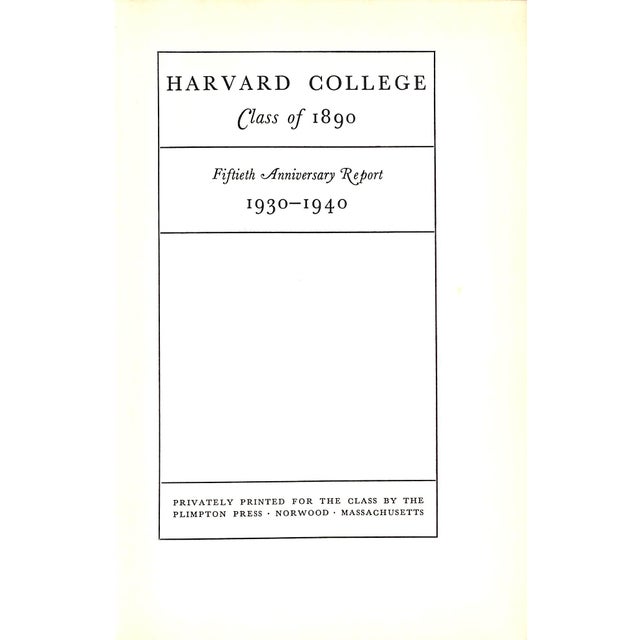 [204] pp. Privately Printed 1890 9 3/8" x 6 3/8"