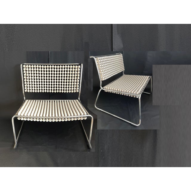 Set of Grey Accupunto Outdoor Chairs by Yos & Leonard Theosabrata, 2003 For Sale - Image 10 of 10