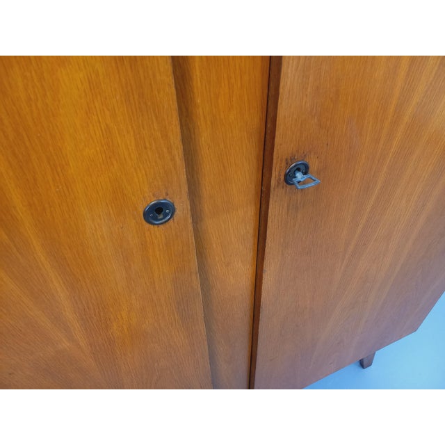 Vintage Oak Wardrobe, 1960s For Sale - Image 12 of 14