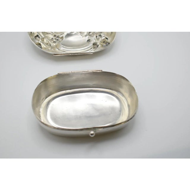 Late 19th Century Art Nouveau Silver Box For Sale - Image 11 of 12