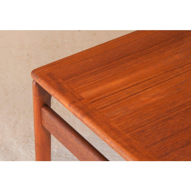1960s Large Mid-Century Danish Teak Coffee Table from Trioh, 1960s For Sale - Image 5 of 11
