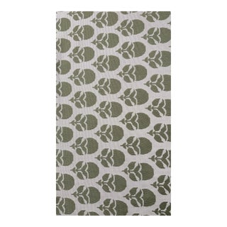 Thibaut “Willow” Green Botanical Upholstery Fabric – 2.88 Yards For Sale