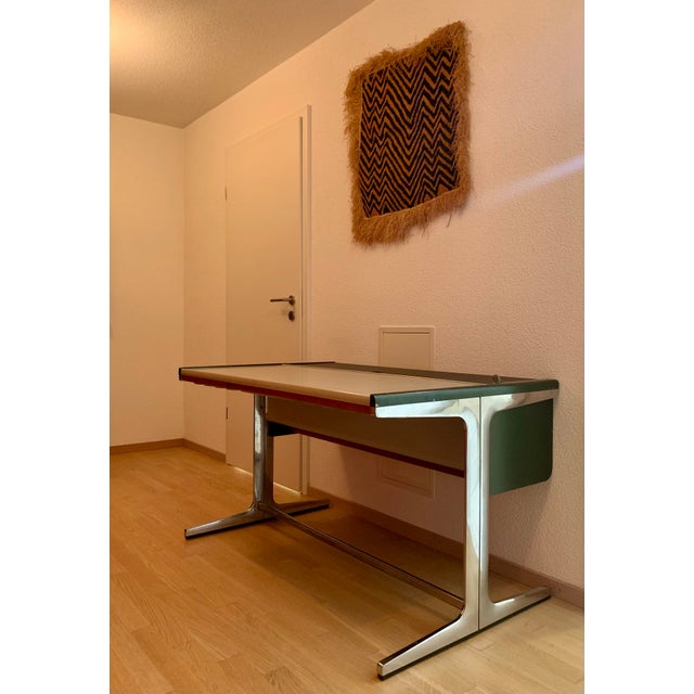 Midcentury Desk in Forest Green by George Nelson, 1960s For Sale - Image 14 of 18