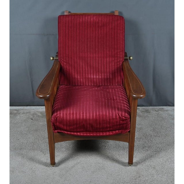 Morris Armchair in Mahogany, 1890s For Sale - Image 12 of 18