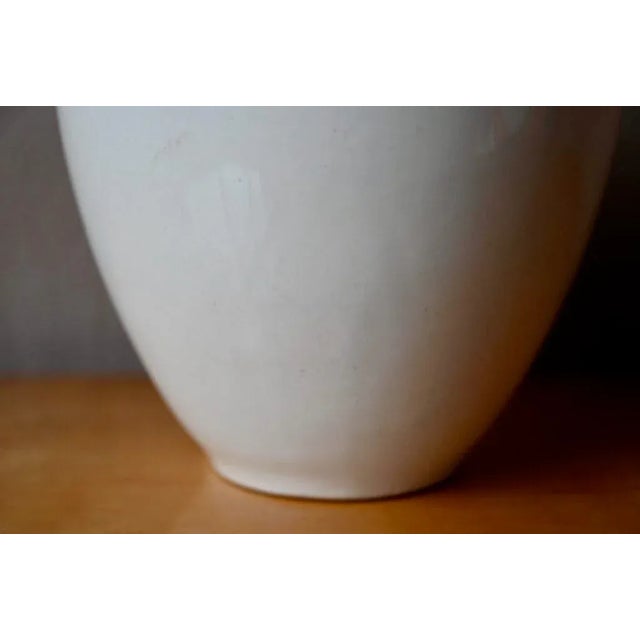 Ceramic White Vase by Thooft & Labouchere, Delft For Sale - Image 7 of 8