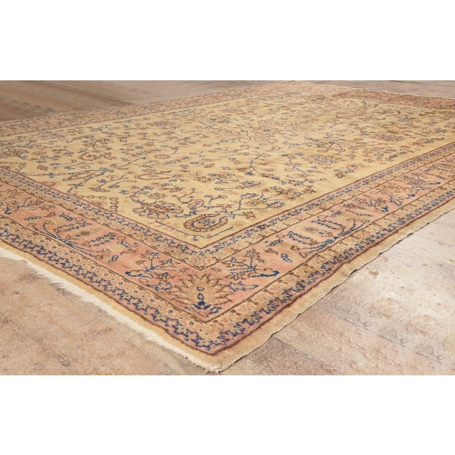Beige Vintage Turkish Sparta Rug, 08'04 X 11'10 For Sale - Image 8 of 10