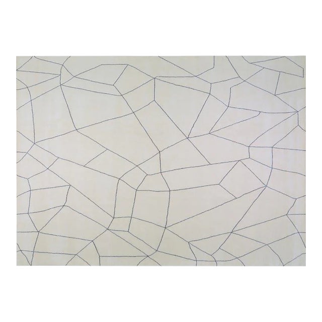 Moroccan Beni Ourain Hand Knotted Wool Rug, 8'x10' For Sale