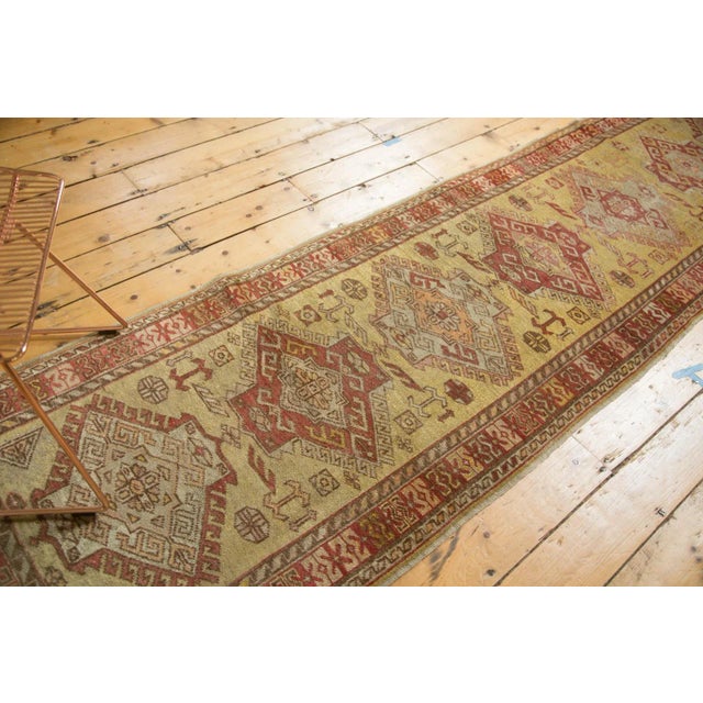 1960s Vintage Oushak Rug Runner - 2'10" x 10'10" For Sale - Image 5 of 10