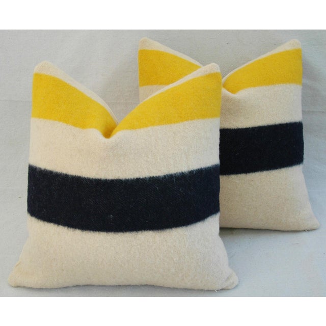 Custom Hudson's Bay Camp Blanket Pillows A Pair Chairish