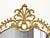 Baroque Italian Baroque Brass Wall Mirror, 1960s For Sale - Image 3 of 18