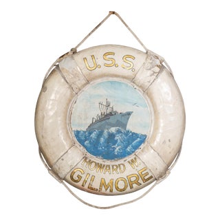 U S S Howard W. Gilmore Life Preserver c.1944 For Sale