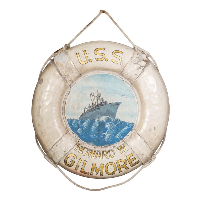 U S S Howard W. Gilmore Life Preserver c.1944 For Sale