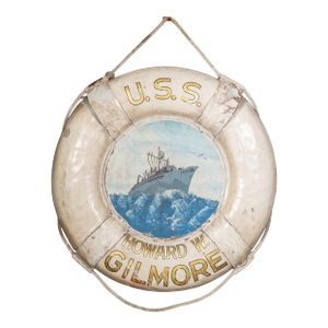 U S S Howard W. Gilmore Life Preserver c.1944