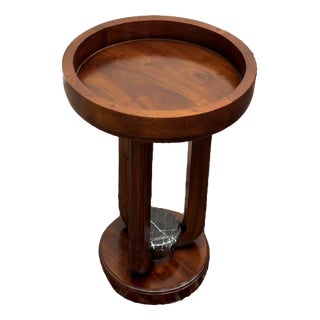Art Deco Side Table in Teak For Sale