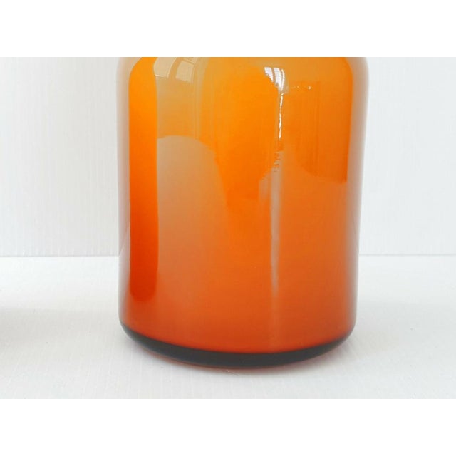 Vintage Italian Vases by Mazzega, 1960s, Set of 2 For Sale - Image 4 of 7