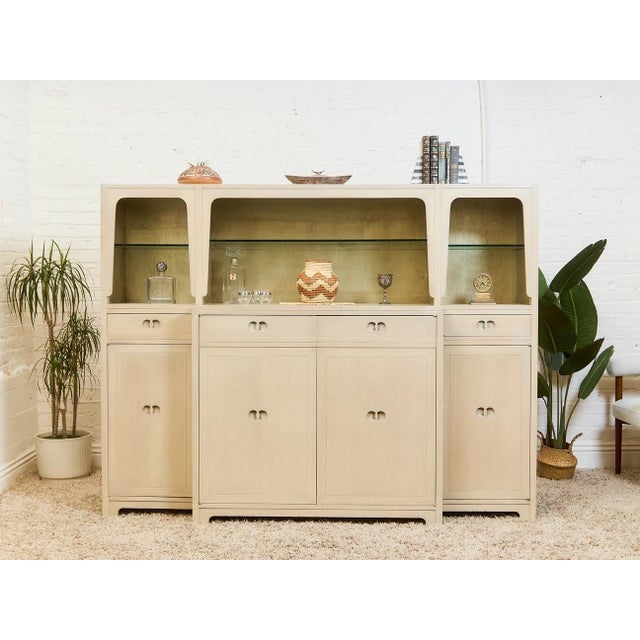 Mid-Century Modern 1970s Michael Taylor China Cabinet, Attributed For Sale - Image 3 of 12