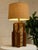 Chestnut Vintage Walnut & Cork Architectural Table Lamp - Pair For Sale - Image 8 of 8