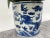 Ceramic Chinese Qing Dynasty Style Blue & White Dragon Motif Porcelain Planter For Sale - Image 7 of 10