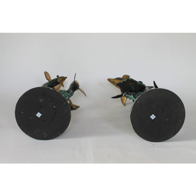 Vintage Spi San Pacific International Multi-Dolphin / Sea Life Gallery Sculptures For Sale - Image 13 of 14