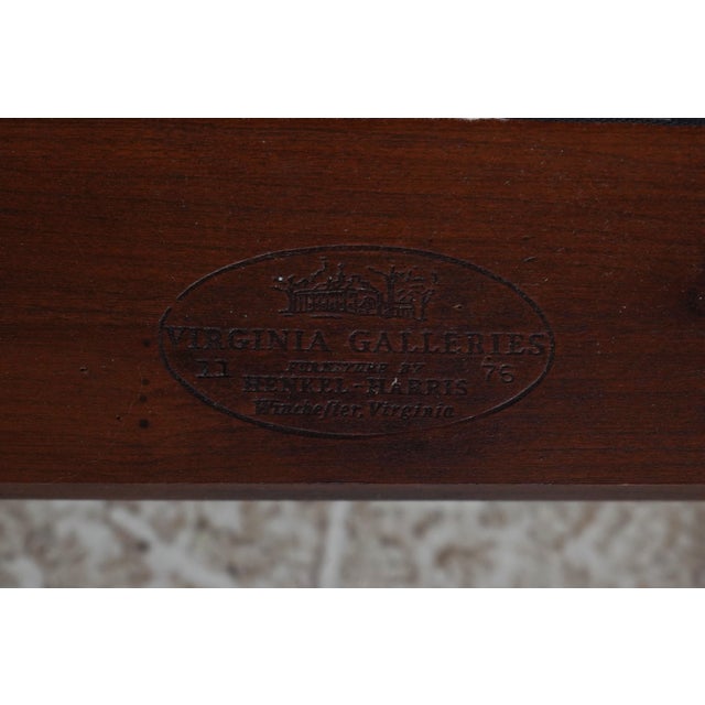 Set of 8 Henkel Harris Cherry Dining Room Chairs For Sale - Image 12 of 12