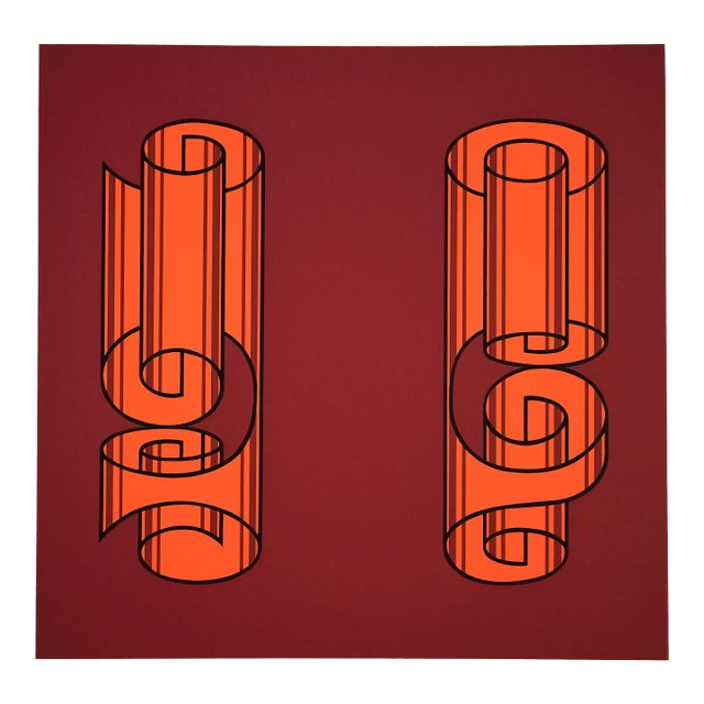 1970s Josef Albers "Formulation : Articulation" Portfolio I Folder 18, Right Side Print For Sale
