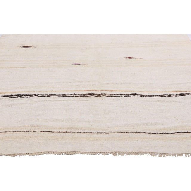 Contemporary Vintage Turkish Kilim Area Rug - 05'09 X 09'11 For Sale - Image 3 of 9