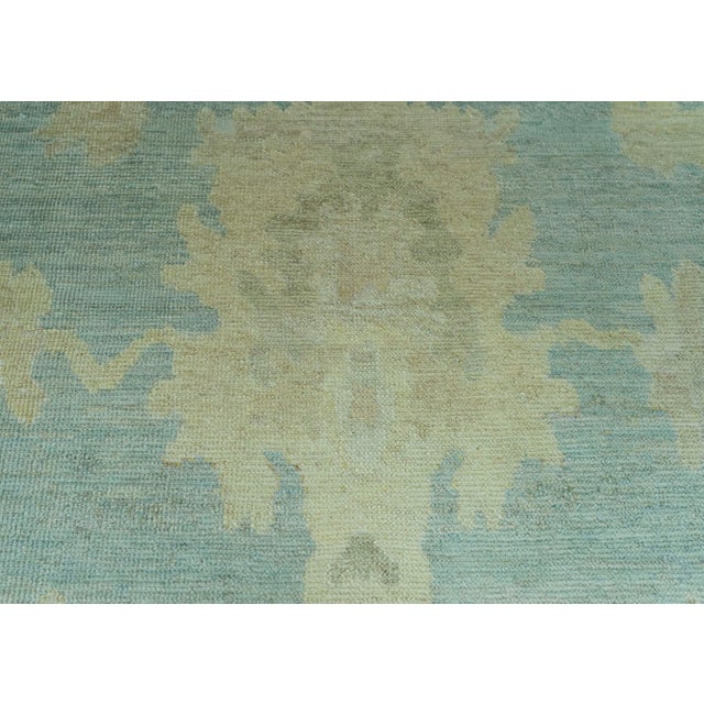 Turkish Turkish Oushak Rug 9'7" x 14'7" #19065 For Sale - Image 3 of 8