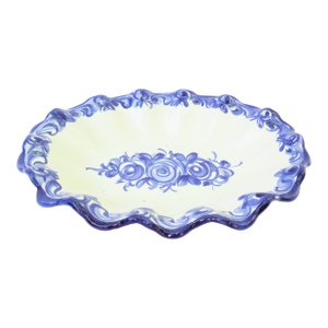 Vintage Blue & White Portuguese Faience Bowl