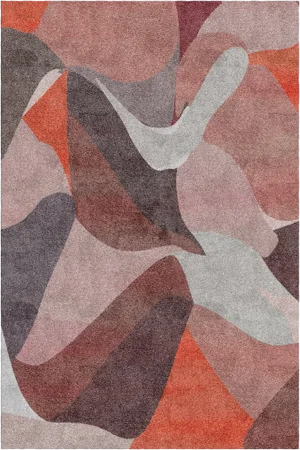 Dune Orange Rug by Vanessa Ordonez for Malcusa