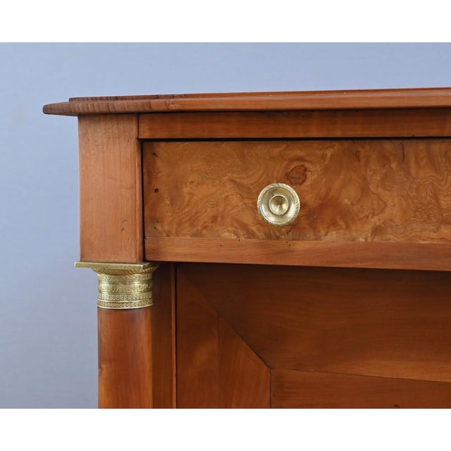 Mid-19th Century Empire Cherrywood Secretary For Sale - Image 10 of 18