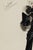 Not Yet Made - Made To Order Vintage French Fashion Art Print – Black Coat With Statement Fur Trim, 18" X 24" For Sale - Image 5 of 9