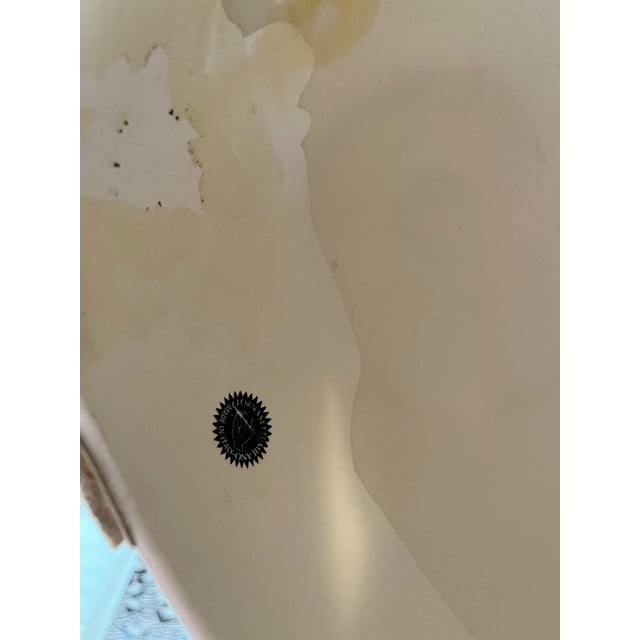 Fornasetti Rare Ceramic Snail Table Lamp For Sale - Image 13 of 14